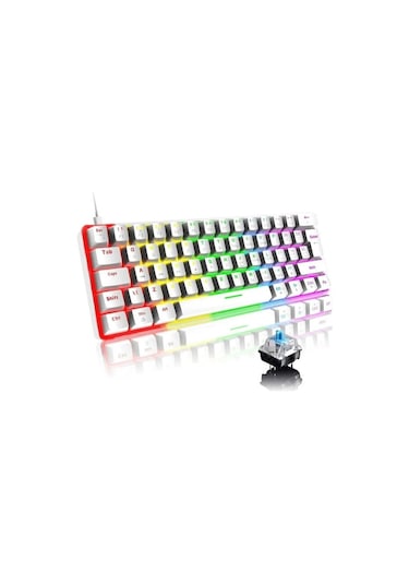 Atasoft T60 Mekanik Blue Switch Kablolu Oyuncu Klavye