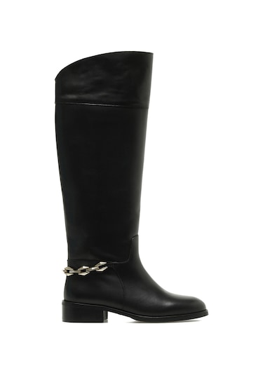 Nine West Vuyı 5pr Siyah Kadın Düz Çizme 000000000102033945 Siyah