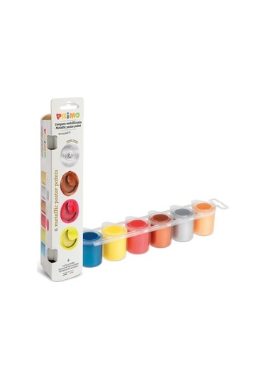 Primo Metalic Poster Boyası 6 Renk 6 25ml Diğer