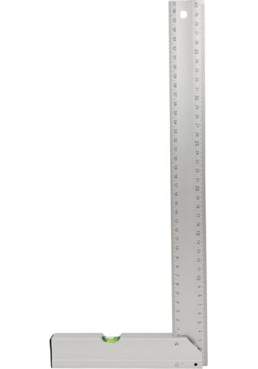Fixonic B.h.d Bhd00198 400mm/40cm Alüminyum L Marangoz Gönye/su Terazili