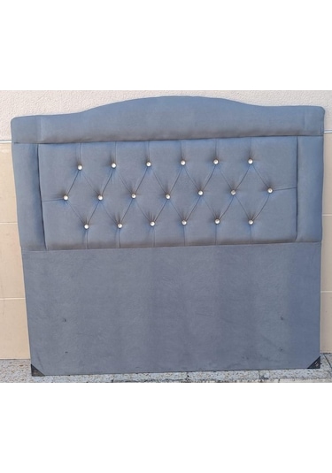 Başlık 90328 Dk Çift Kişilik 120 Tay Tüyü Antrasit Kumaş Dolgun Kapitone El Yapım