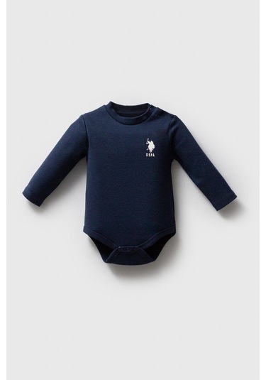 U.s. Polo Assn. Erkek Bebek 3'lü Body Set Lacivert-1679 Lacivert