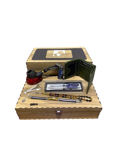 Pipsan Pipo Ahlat Ağacı Balsa Filitreli Çakmaklı Cüzdan Bileklik Tesbih Set 605736-509210