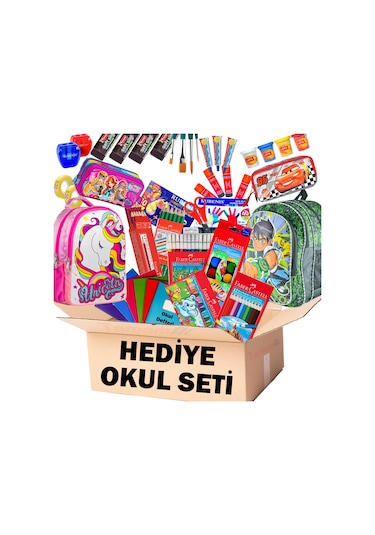 Faber Full Okul Seti Kuru Sulu Pastel Keçeli Boya Çanta N11.19537