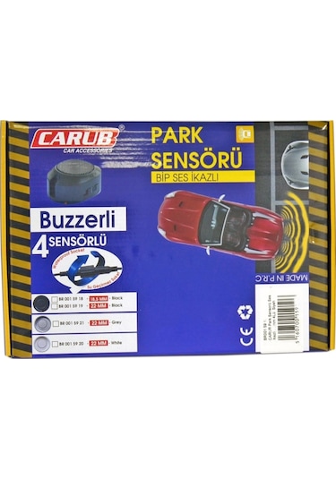 Carub Park Sensörü Ses İkazlı Siyah 18.5Mm Br0015918