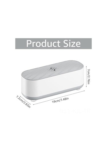 Gajeena Portatif Ultrasonik Temizleyici - Derinlemesine Mümkün Her Yeri Temizler, Muzikalar, Gözlükler, Paralar İçin Uygun