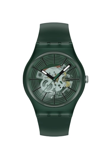 So29g111 Swatch Revealed İn The Forest Unisex Kol Saati So29g111 Siyah