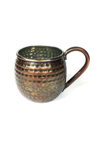 Shark Anatolia Luna Petekli Bakır Kupa Bardak Mug