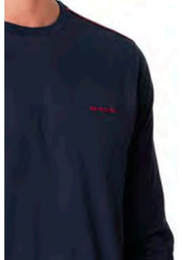 Pierre Cardin 6099 Erkek Uzun Kollu Bisiklet Yaka Pijama Takımı-lacivert Lacivert