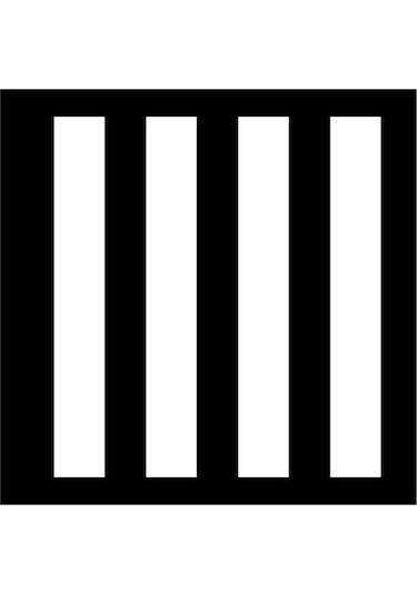 Zebra Tarama Şablonu Alüminyum Otopark Boya Şablon Tarama Sembolü 100x100 Cm