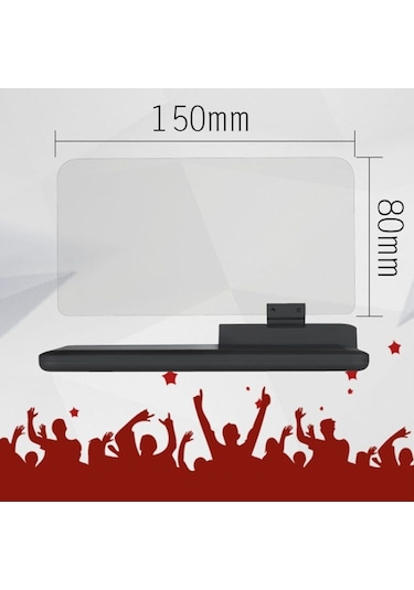 Sones H6 Çok Fonksiyonlu Araç Akıllı Telefon Navigasyon Head Up Display Tutucu, 6 İnç Akıllı Telefon İçin