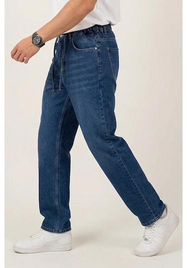 Bigdart Erkek Rahat Kesim Baggy Jean Pantolon 30075 - Lacivert