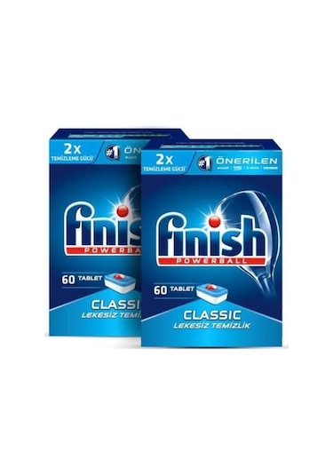 Finish Powerball Klasik Bulaşık Makinesi Deterjanı 120 Tablet
