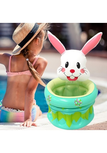 Suntek Şişme Havuz Parti Soğutucu Paskalya Tavşanı Çok Renkli