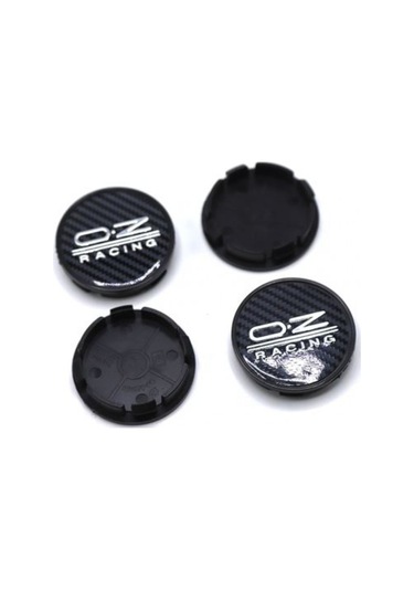Jant Göbeği Oz Racing 58/55Mm Yuva 4'Lü Karbon Plasto
