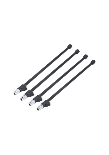 Geeksen 4 Adet 14" Uzunluğunda İki Başlı Pnömatik Takoz - 1/4" Fnpt Dişli - Araç Lastik Hava Doldurma Aleti - Ticari Araçlar, Kamyonlar İçin Uygun