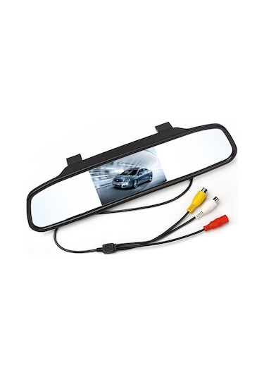 Kingvox 4.3" Ayna Monitör + Araç Geri Görüş Park Kamerası N11.259