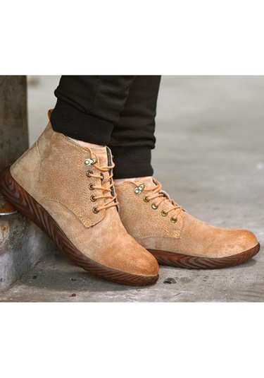 Suntek 1 Çift Yüksek Emek Sigortası Ayakkabı 41-sarı