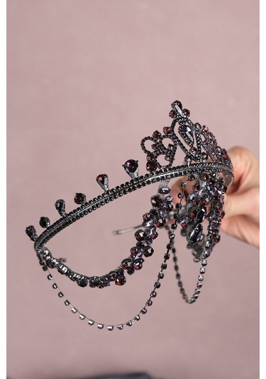 FdayAksesuar En Güzel Gelinlere Özel Hürrem Saçaklı Alınlık Gelin Kına Tacı FRDY31633