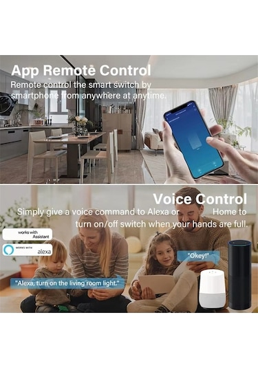 Ulzyvf Wifi Tuya Modülü Kuru Kontak Evrensel Dc Anahtarı Akıllı 8-40v 10a Cd