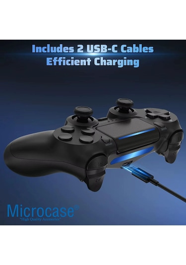 Microcase Ps 4 Joystick Tablet Telefon Pc Uyumlu Titreşimli Oyun Kolu - Al4894 1 Adet