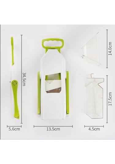 Suntek Sebze Doğrayıcı Mandoline Dilimleyici, Patates Yeşil Diğer