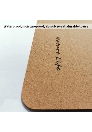 Besthome1 Doğal Kork Materyalinde Büyük Boy 85x42cm Masaüstü Matı: Su Geçirmez, Kirliyorsa