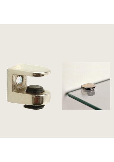 Gürçay Hırdavat Cam Raf Tutucu Vidalı 4 Adet