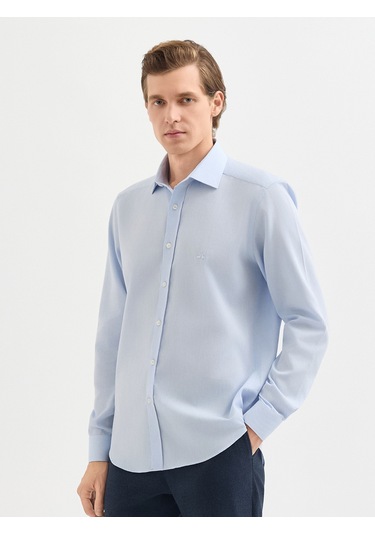 Karaca Erkek Slım Fıt Gömlek-açık Mavi 11.25w.04.011 Açik Mavi