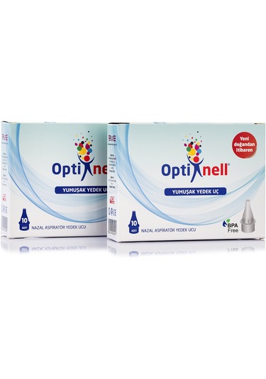 Optinell Yumuşak Uçlu Burun Aspiratörü Yedek Ucu 2 x 10'lu