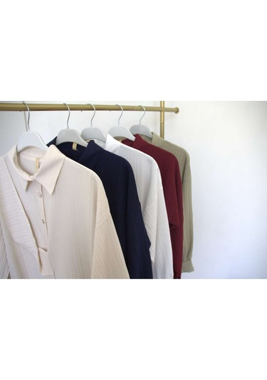 Bağlamalı Gömlek Lacivert