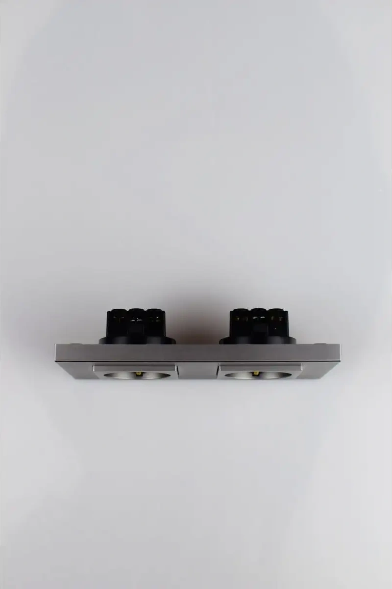 Vo'stabl Çiftli, İki Kişilik Gri Priz, Topraklama, Koruyucu Kapaklar. 145892878 102