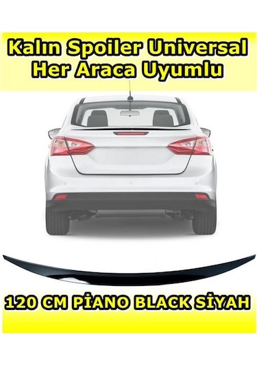 Skoda Superb  uyumlu Pianoblack Spoiler 120 cm