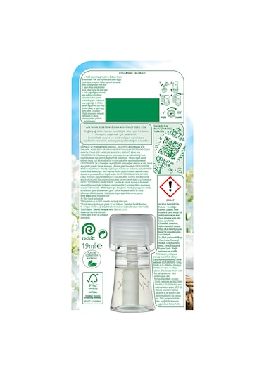 Air Wick Elektrikli Oda Kokusu Yedek Şişe Temizliğin Esintisi 3 x 20 ML