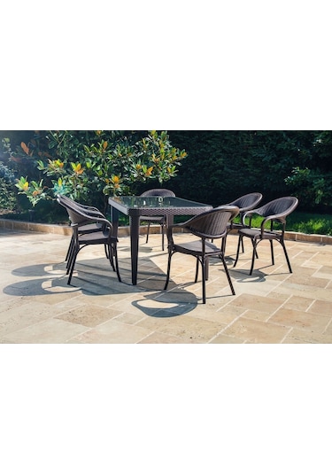 Bintaşmobilya Venge Dış Mekan Masa Sandalye Takımı Venge