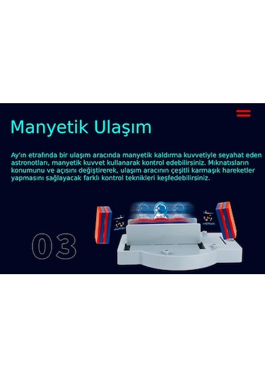 Manyetizma Deney Seti Tek Set 12 Deney Öğrenci Modeli