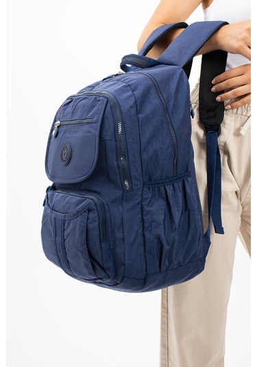Ultra Hafif Çok Cepli Su Geçirmez Sırt Çantası Unisex Laci Model: 571-2e - Lacivert
