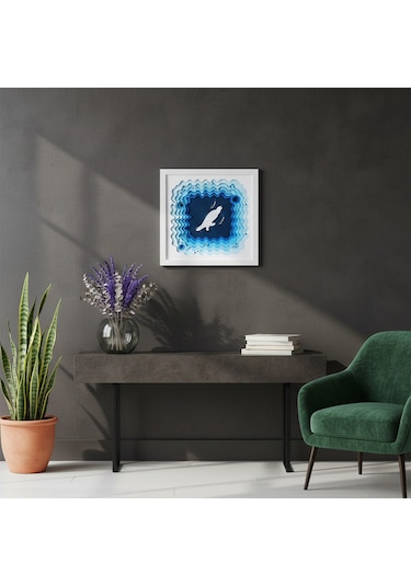 Blue Depths Katmanlı Duvar Tablosu 1 Adet