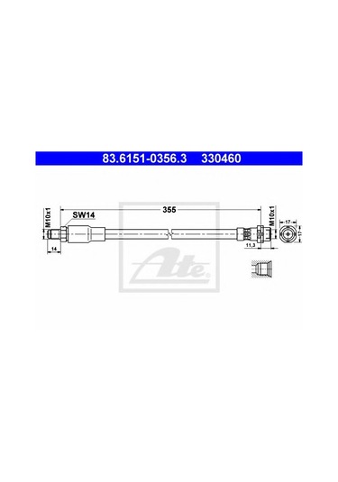 Bmw E38 Fren Hortumu Ön 7 Seri 1994-2001 Arası