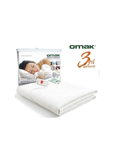 Omak Çift Kişilik Elektrikli Battaniye Çift Tek Kişilik Seçenekli 120X150 Çift Kişilik