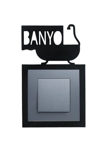 Banyo Ahşap Priz Çerçevesi Dekorasyon