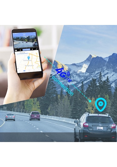 Erctec K1-i Uzaktan Canlı İzlemeli Sim Kartlı Fhd Gps Araç Kamera