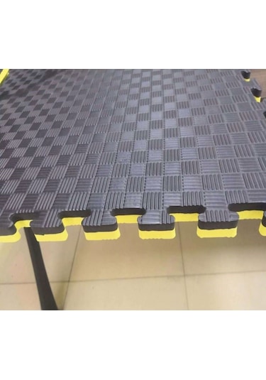 Ges Medikal Kalınlık Tatami Sarı Siyah 100 x 100 26 MM Çok Renkli