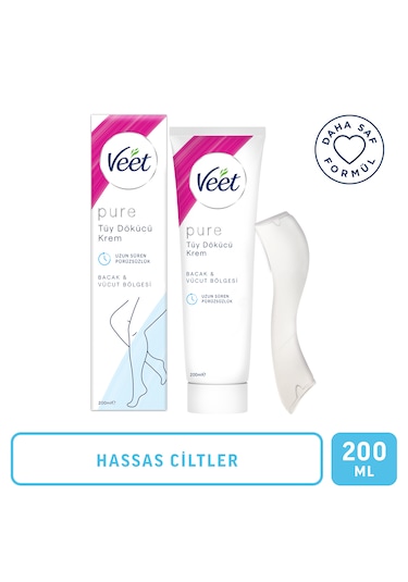 Veet Pure Hassas Cilt Tüy Dökücü Krem 200 ML