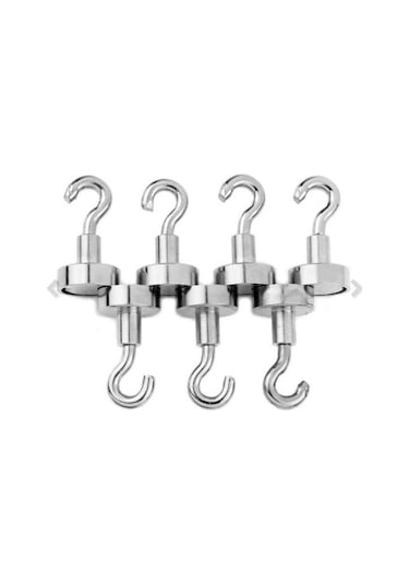 12Mm Pot Mıknatıs - Güçlü Neodyum Askı Kanca Mıknatıs