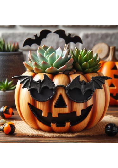 Suntek Kabak Saksı Hediye Dekorasyon Süsler Ev Mutfak Stil-a