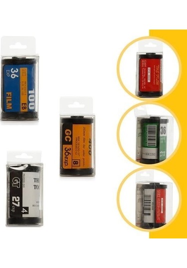 Dörtgen Fotoğraf Filmi Şeklinde Kürdanlık Kürdan Tutucu Kutu Diğer