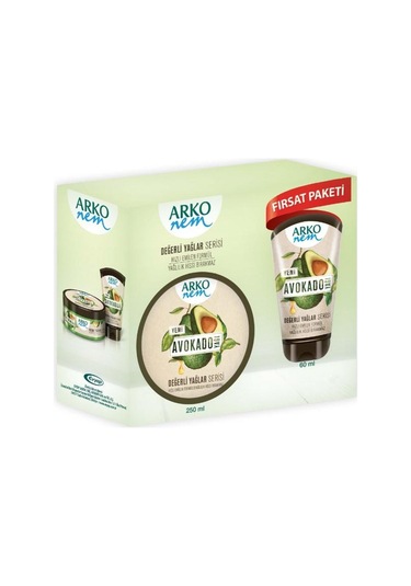 Arko Nem Değerli Yağlar Avokado Yağlı Nemlendirici Krem 250 ML + 60 ML