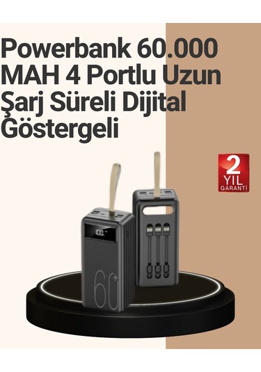 Güvenlik Korumalı Hızlı Şarj Özellikli Powerbank Çok Renkli