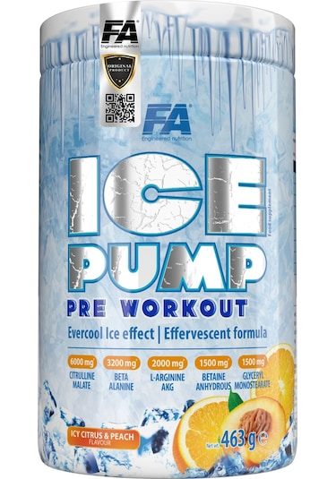 Fa Nutrition İce Pump Pre Workout Citrus & Peach Aroması 463 G